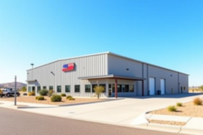 Exterior view of Sunland Welding, Inc. 10,000 sq. ft. facility